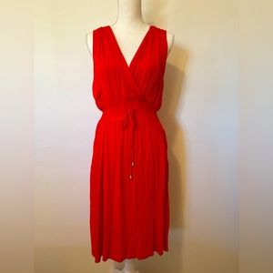 Cable & Gauge Red Sundress w/ Pockets, Size L